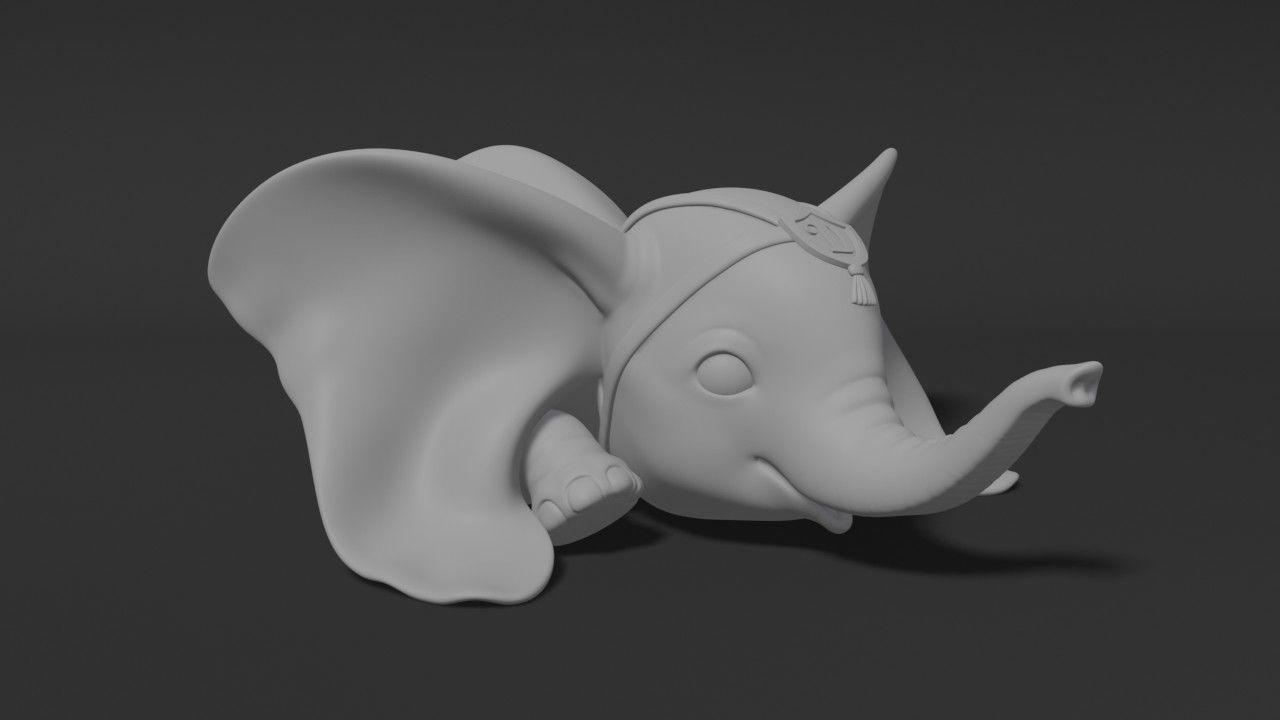 Baby Dumbo 3D print model_2