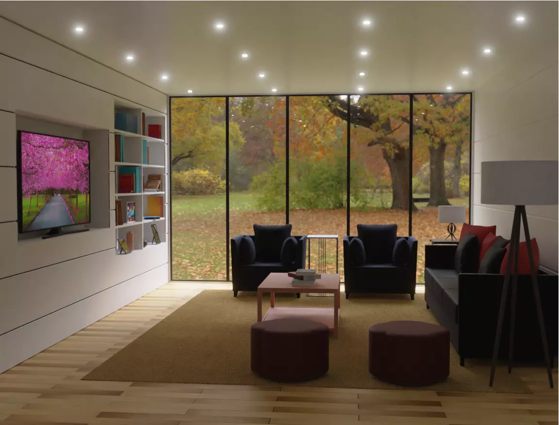 Modern Living room 3D model_0