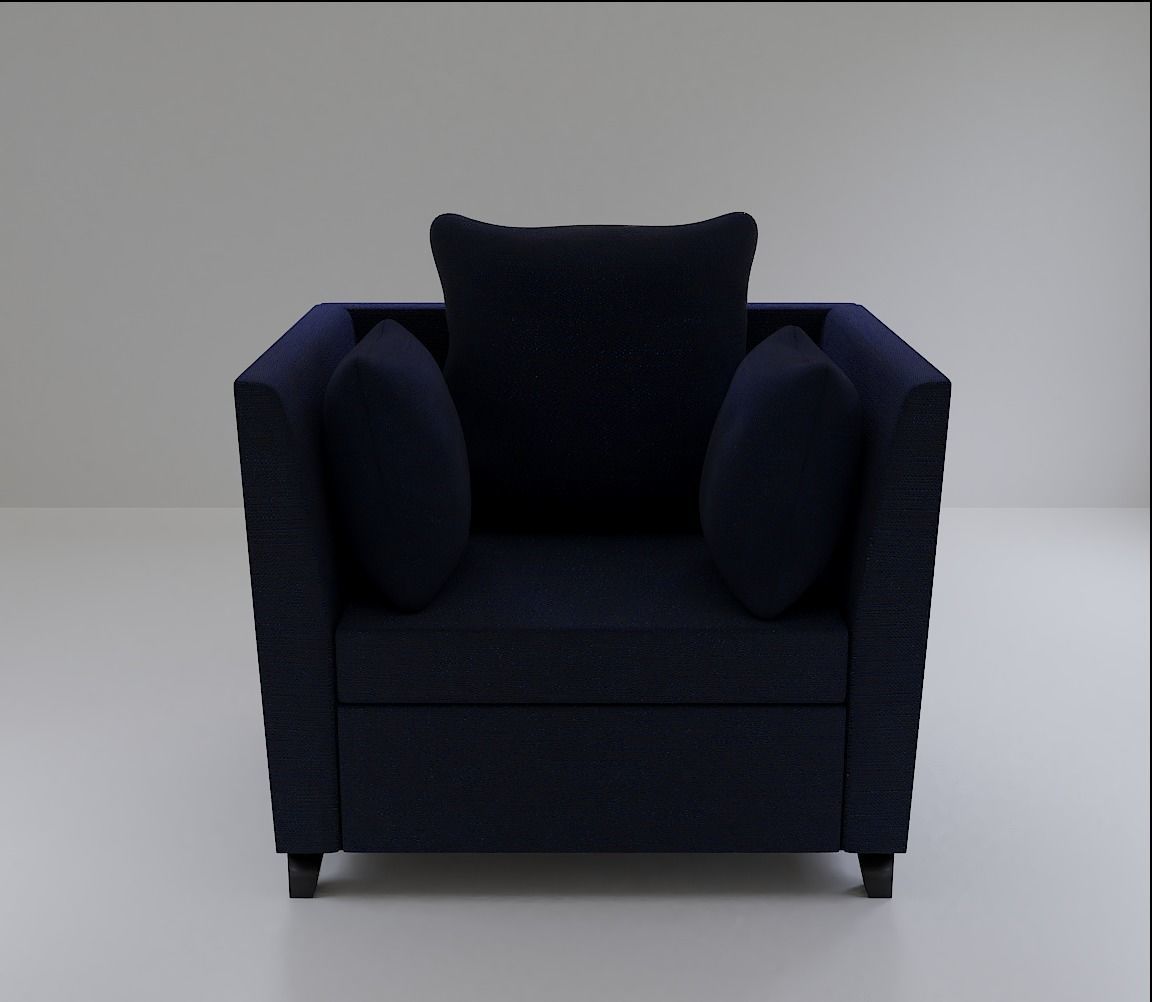 Modern Living room 3D model_2