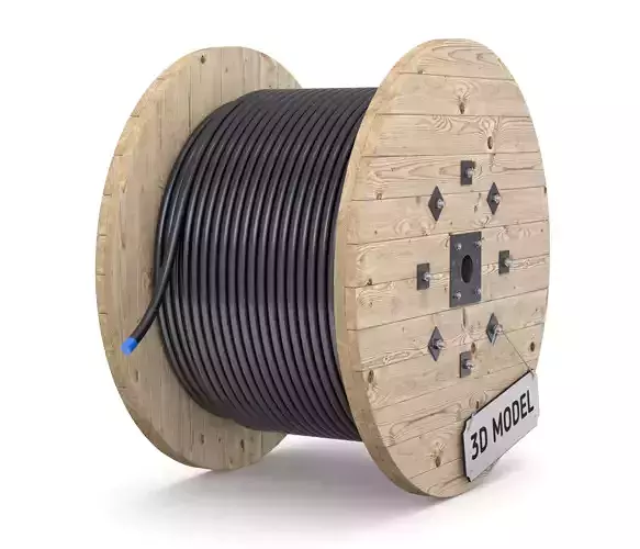 Cable Drum 3D model