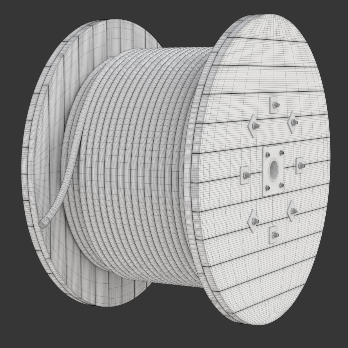 Cable Drum 3D model_31