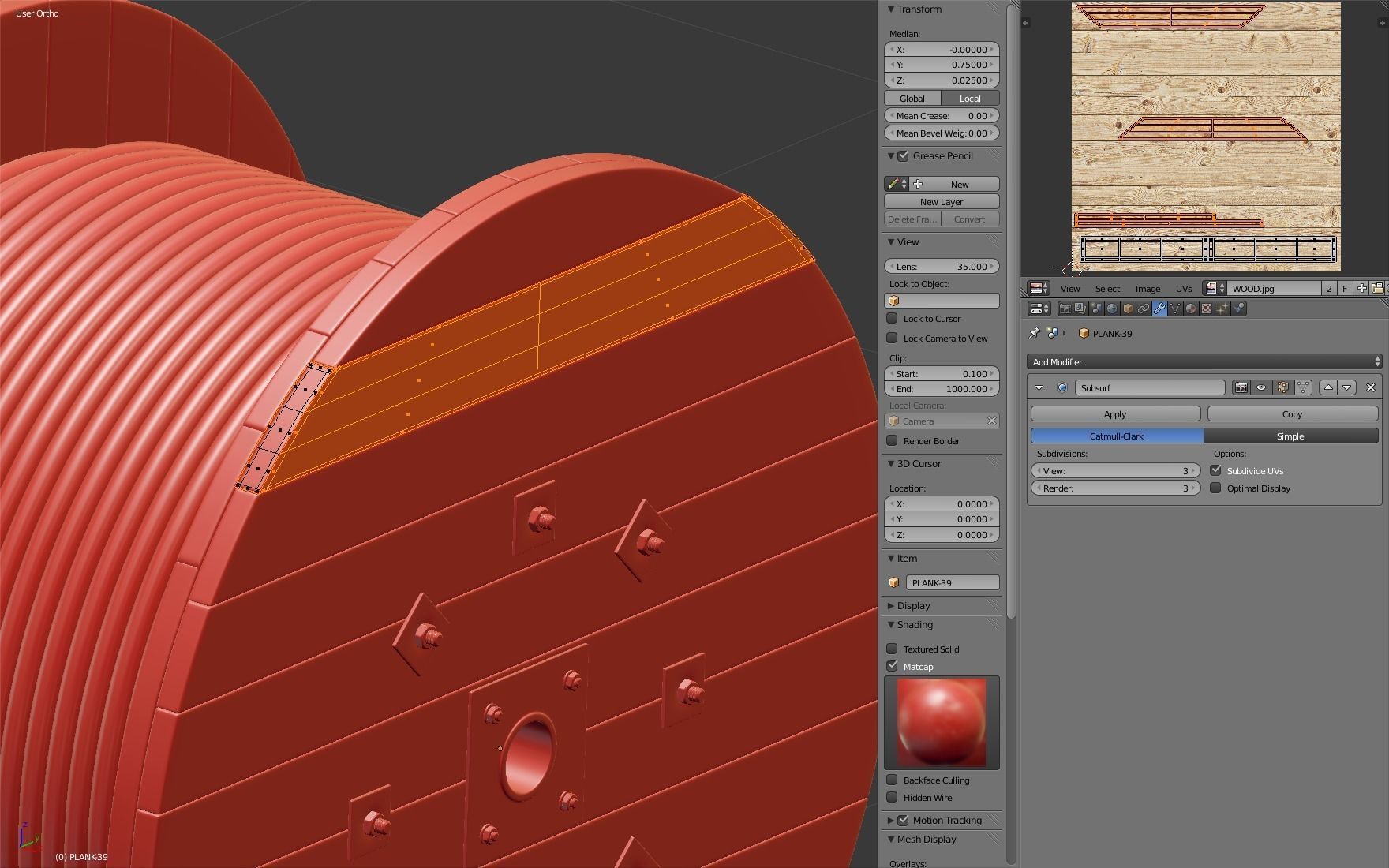 Cable Drum 3D model_21