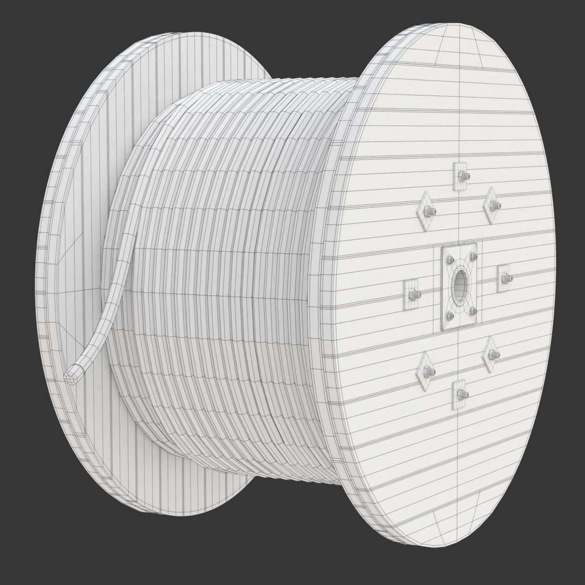 Cable Drum 3D model_23