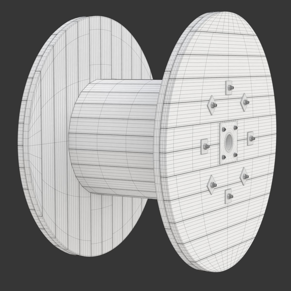 Cable Drum 3D model_29