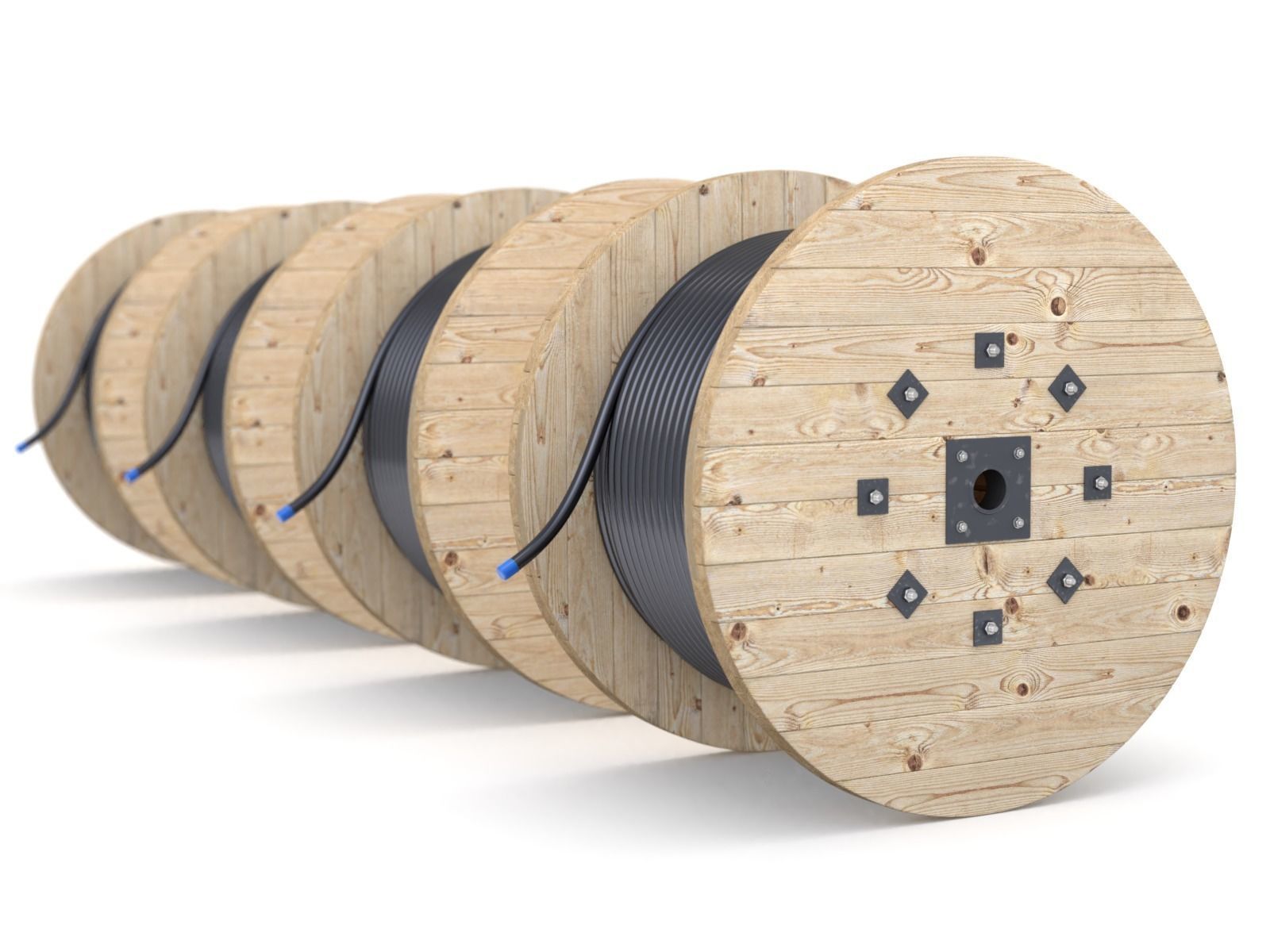 Cable Drum 3D model_10