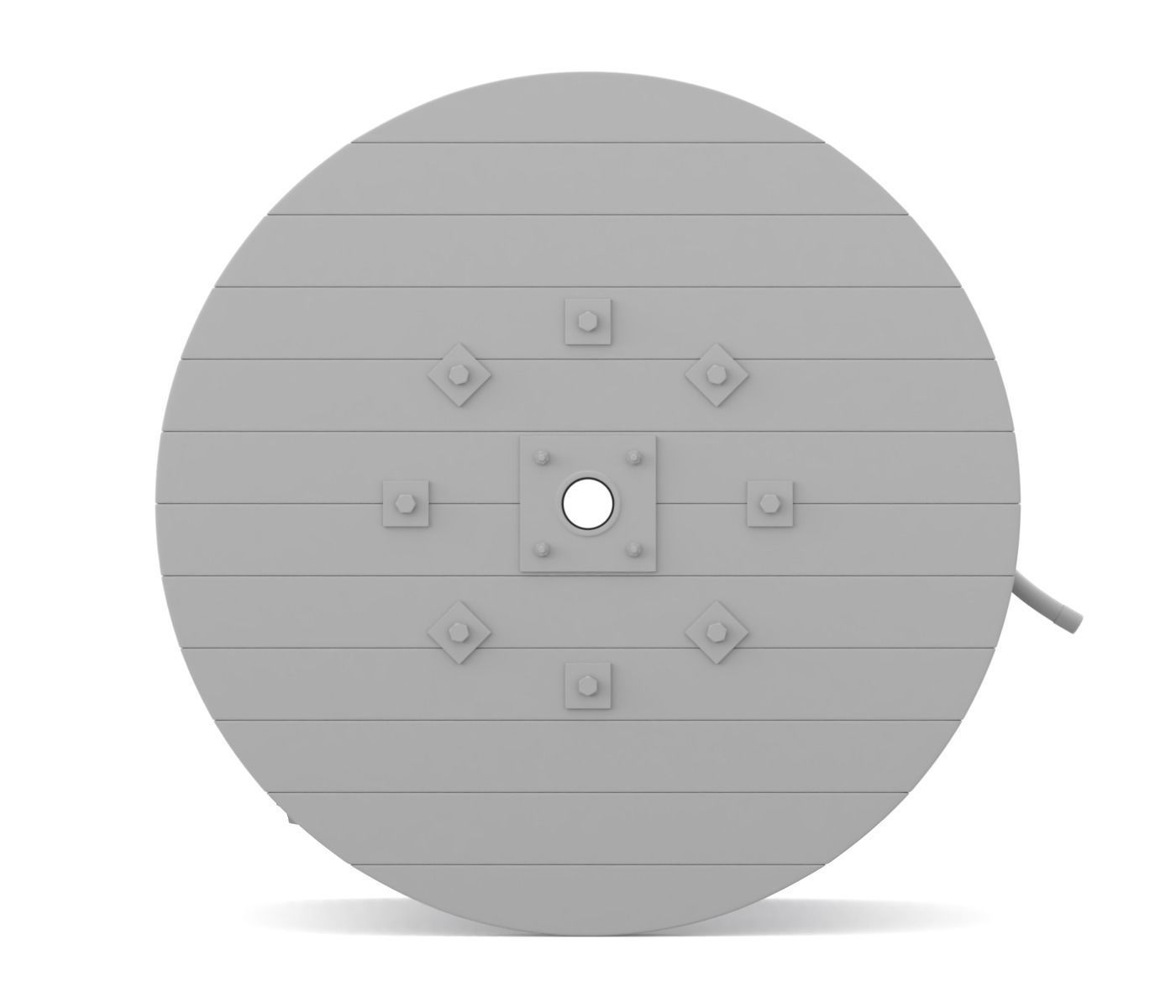 Cable Drum 3D model_16