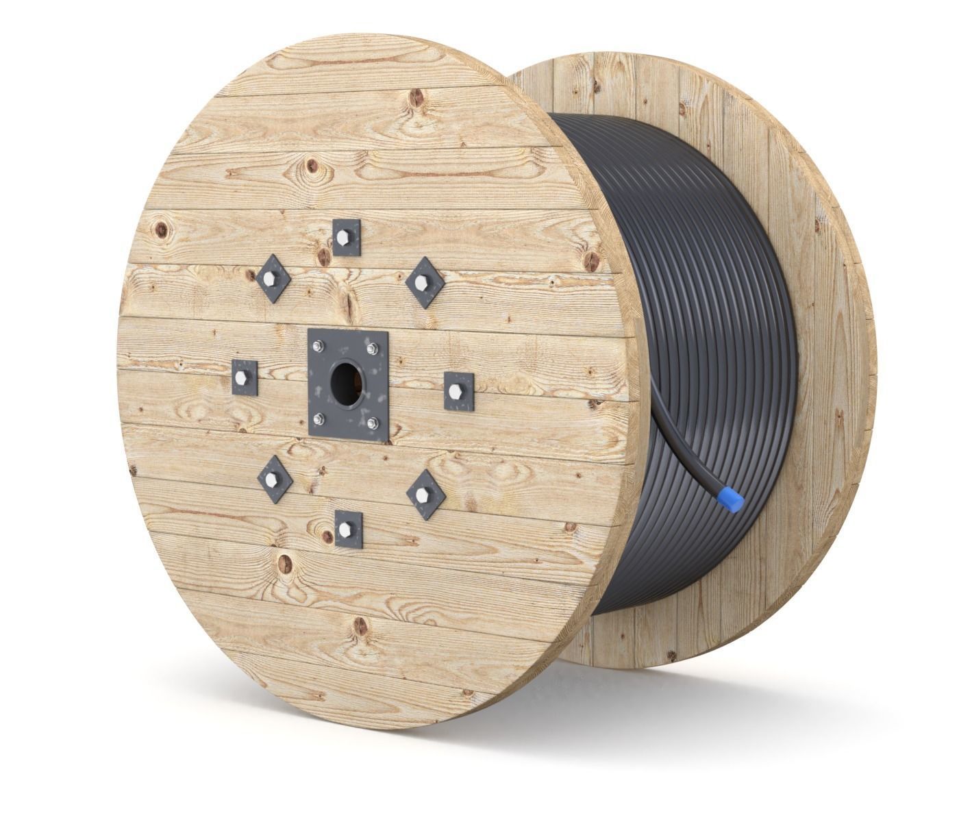 Cable Drum 3D model_3