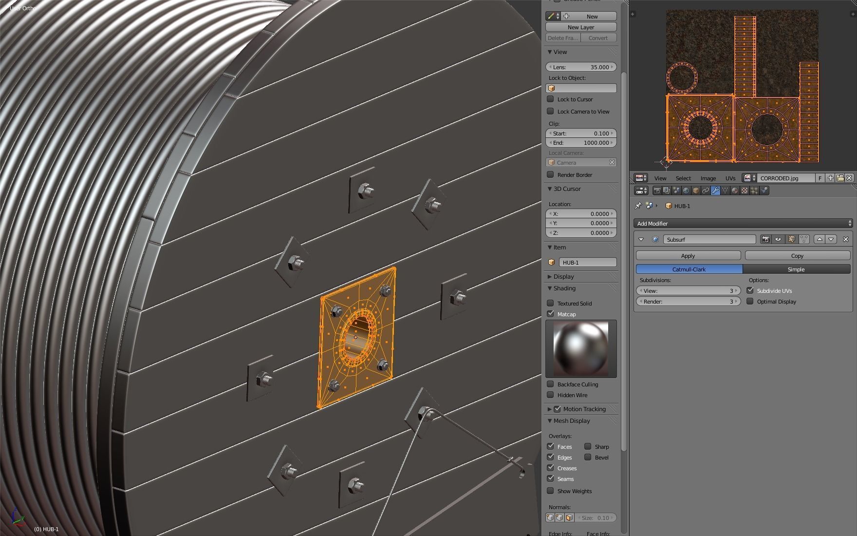 Cable Drum 3D model_19
