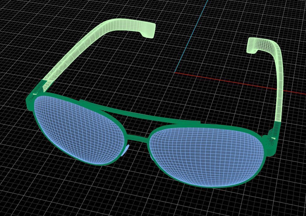 Eyeglasses for Men and Women 3D print model_7