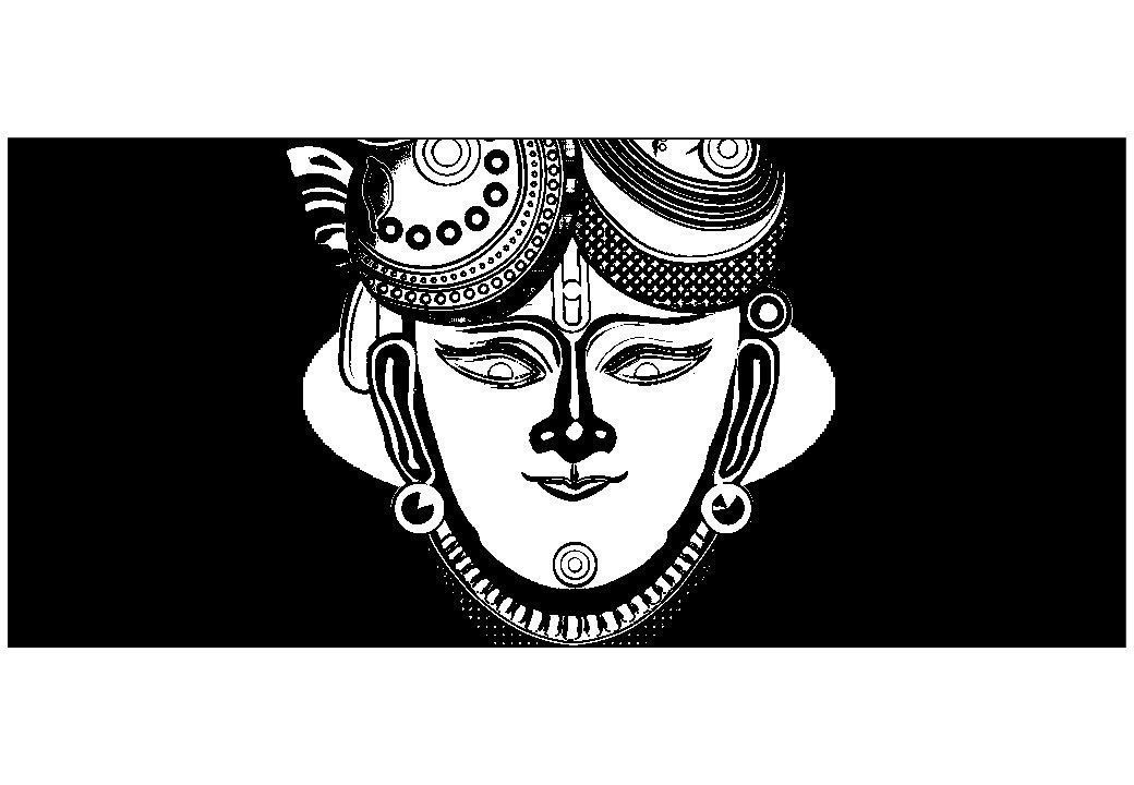 HINDU-LORD-SHREENATHJI-SHREE-KRISHNA-ARTCAM-WOOD-CARVING-3DMO... Low-poly 3D model_3