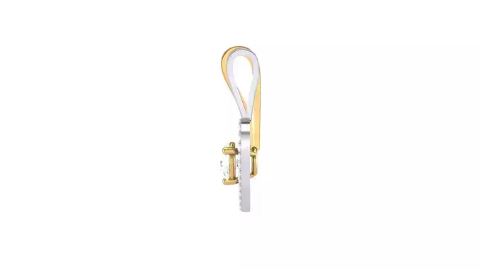 candera collection silver and rose gold necklace