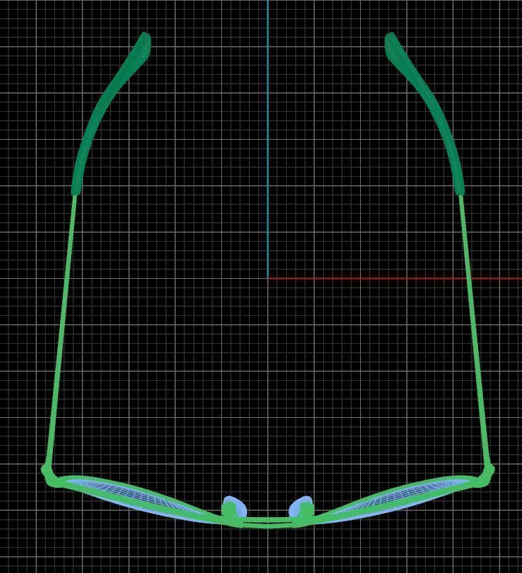 Eyeglasses for Men and Women 3D print model_5