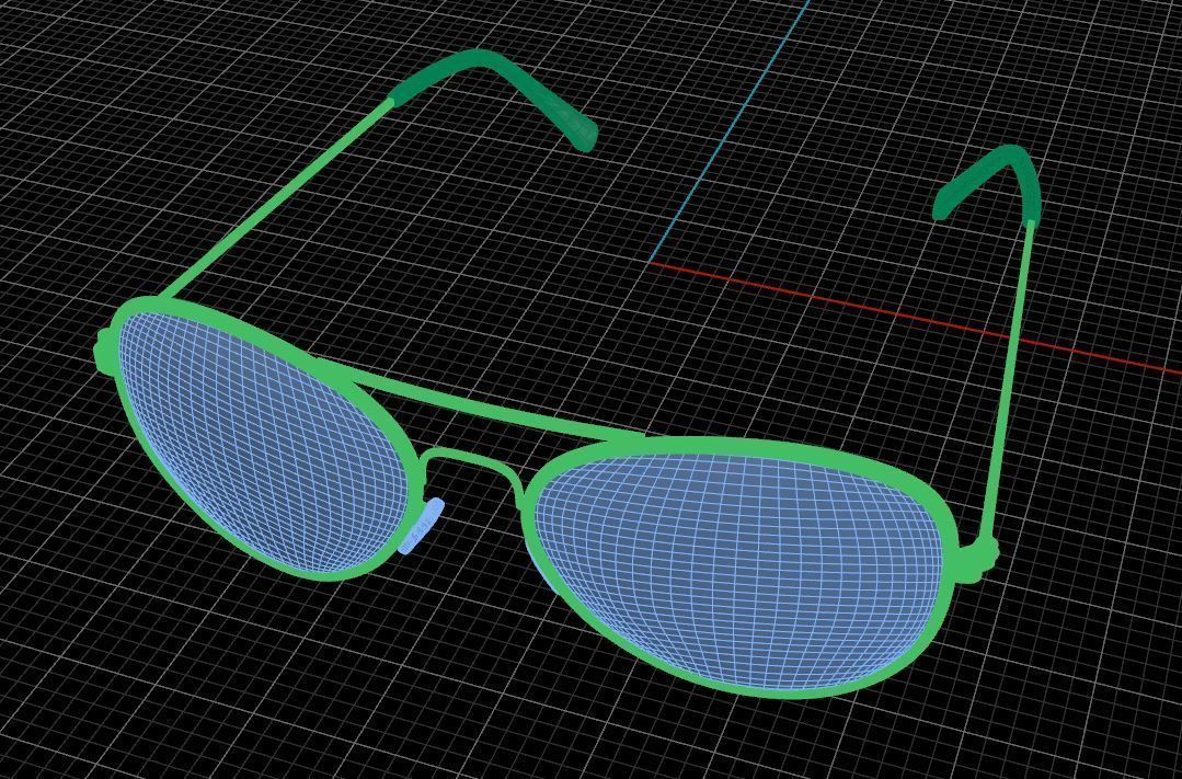 Eyeglasses for Men and Women 3D print model_4