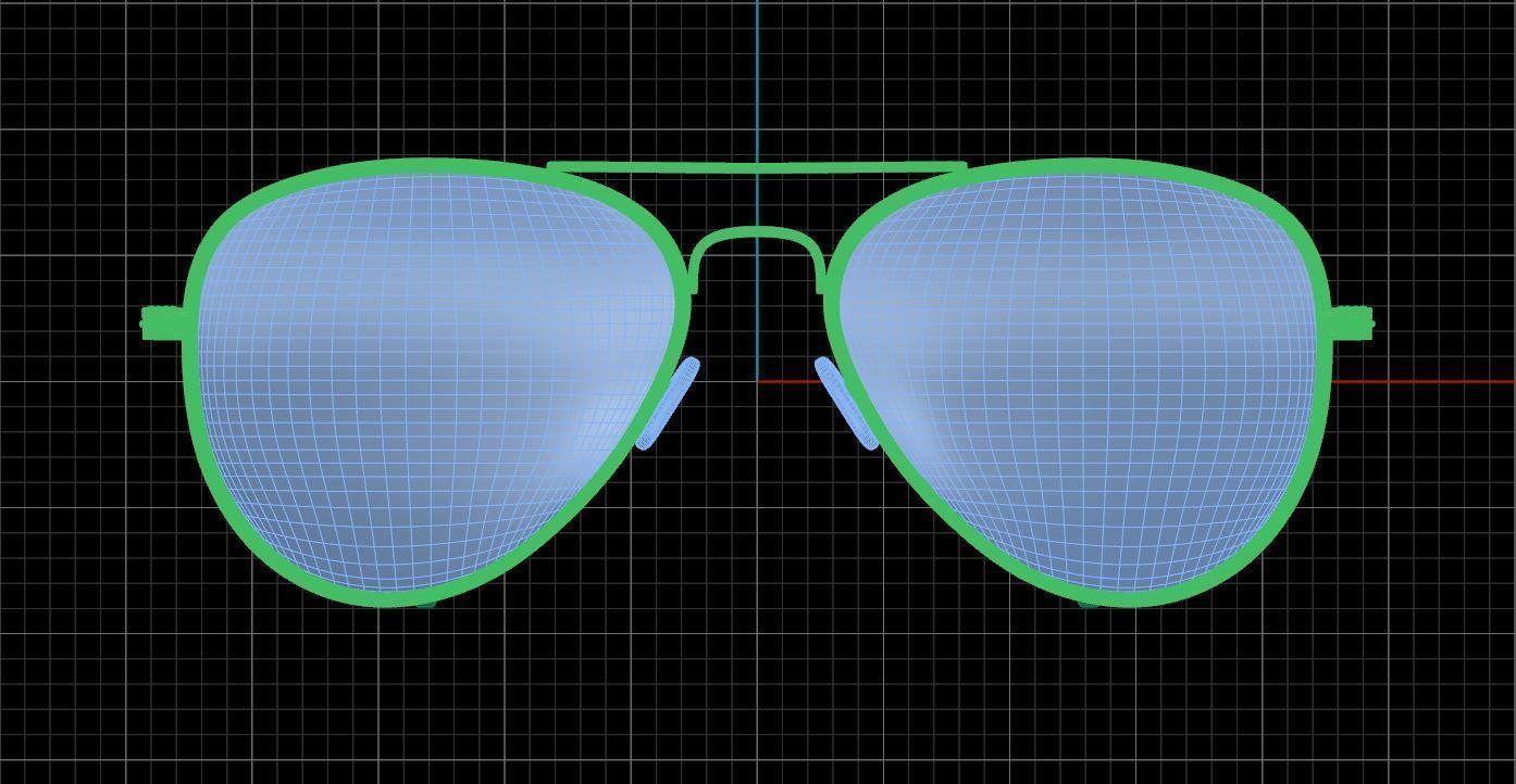 Eyeglasses for Men and Women 3D print model_6