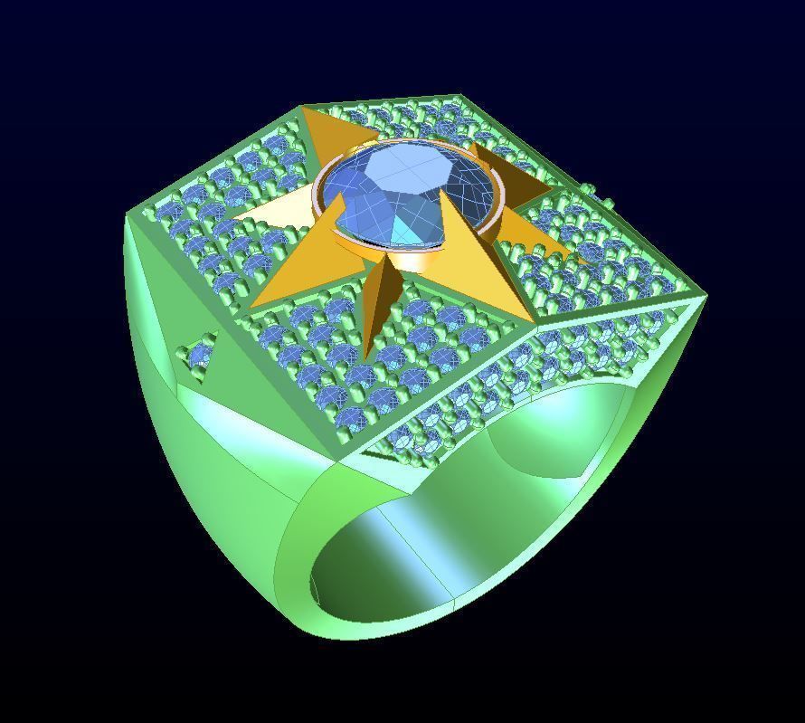 DIAMOND JEWELLERY 3D print model_2