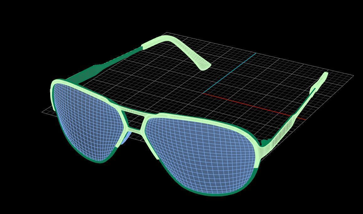 Eyeglasses for Men and Women 3D print model_9