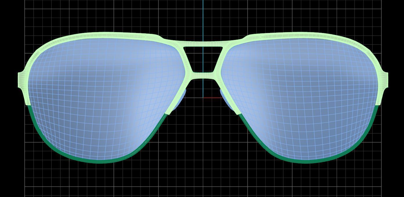 Eyeglasses for Men and Women 3D print model_12