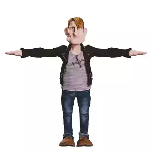 Stylized Male Character-Rigged