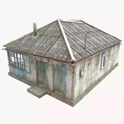 Abandoned house 3D model
