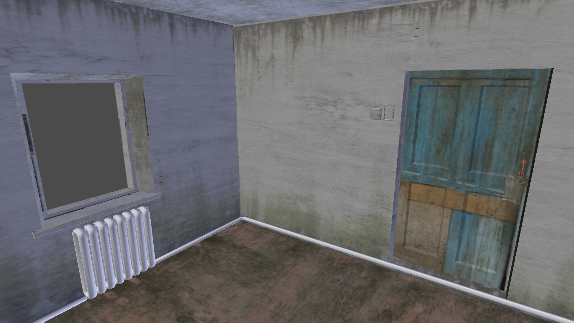 Abandoned house 3D model_4