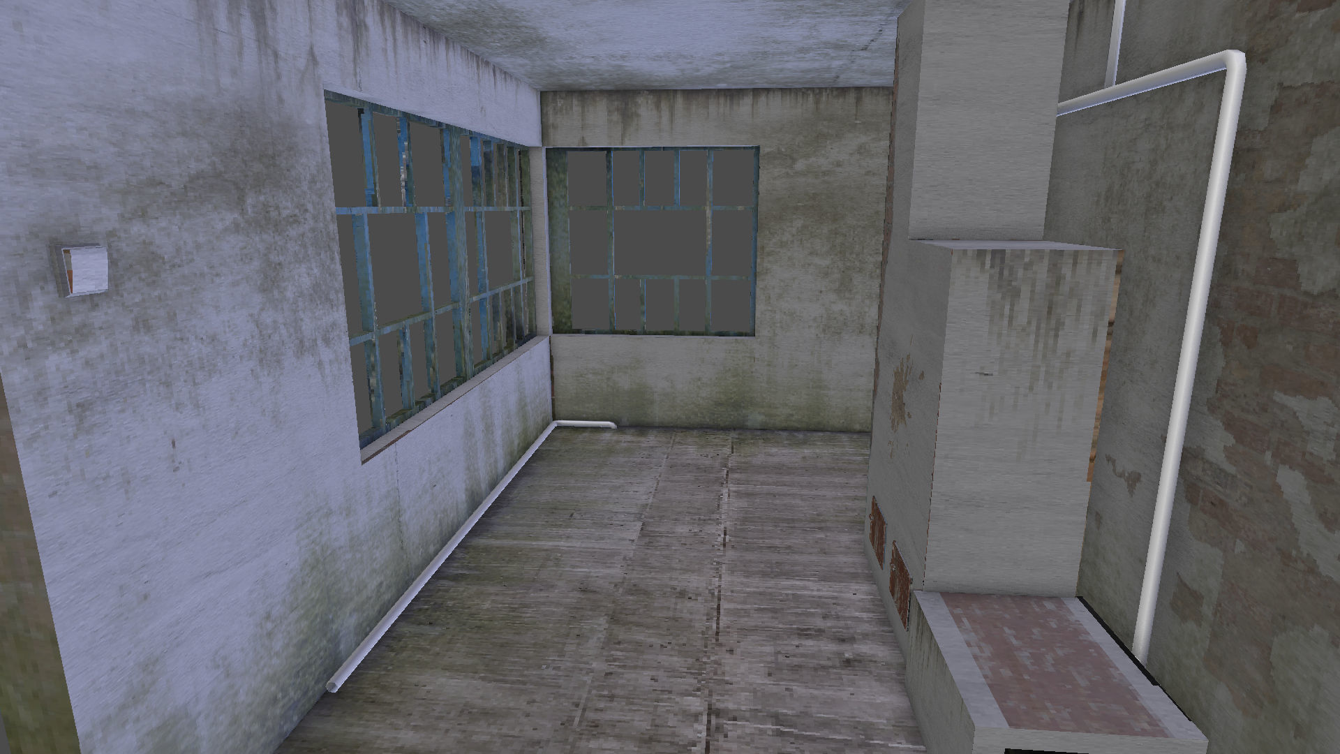 Abandoned house 3D model_5