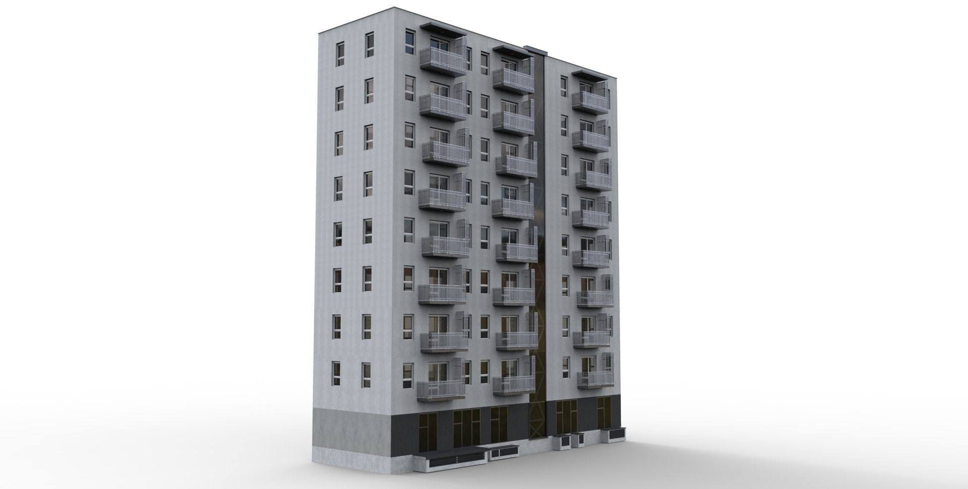 New European flat 3D model_8