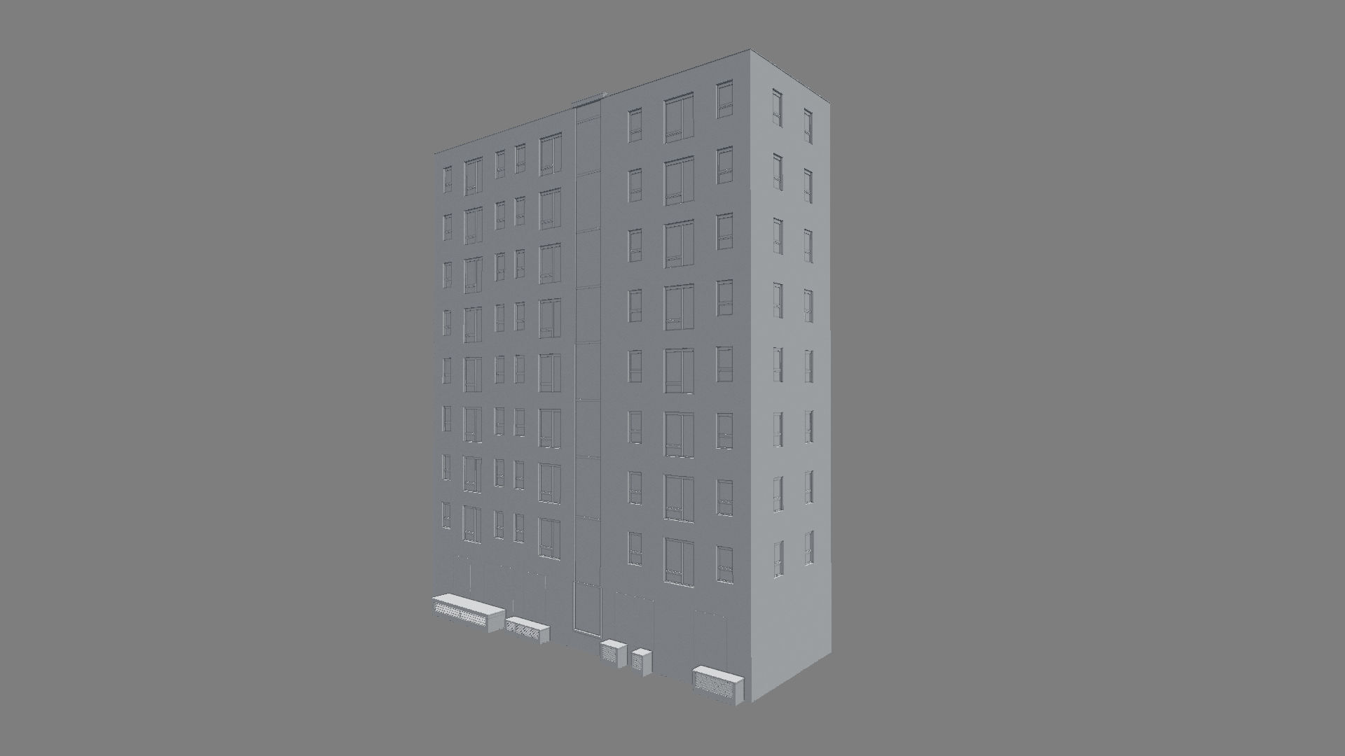 New European flat 3D model_9