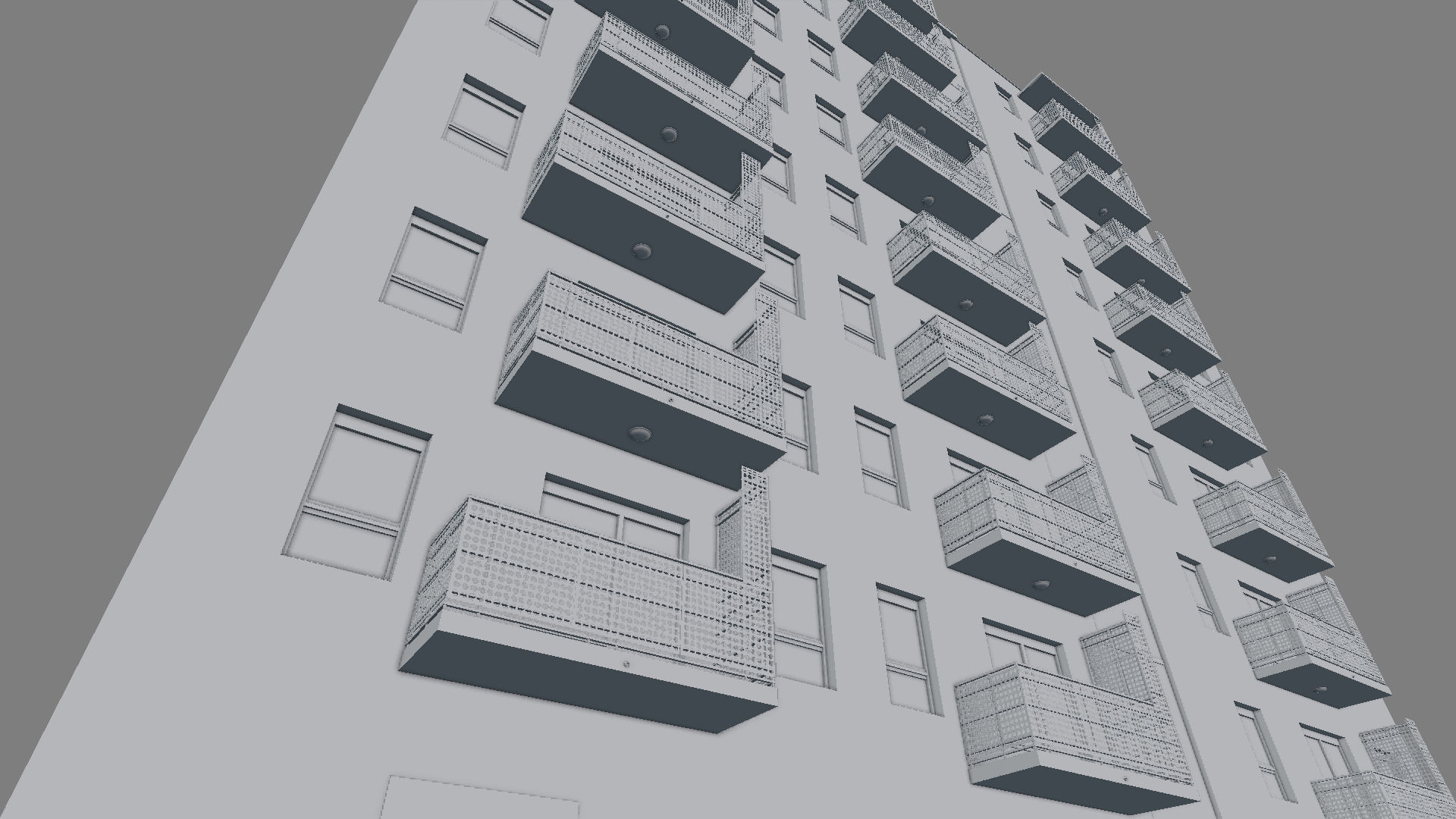 New European flat 3D model_14