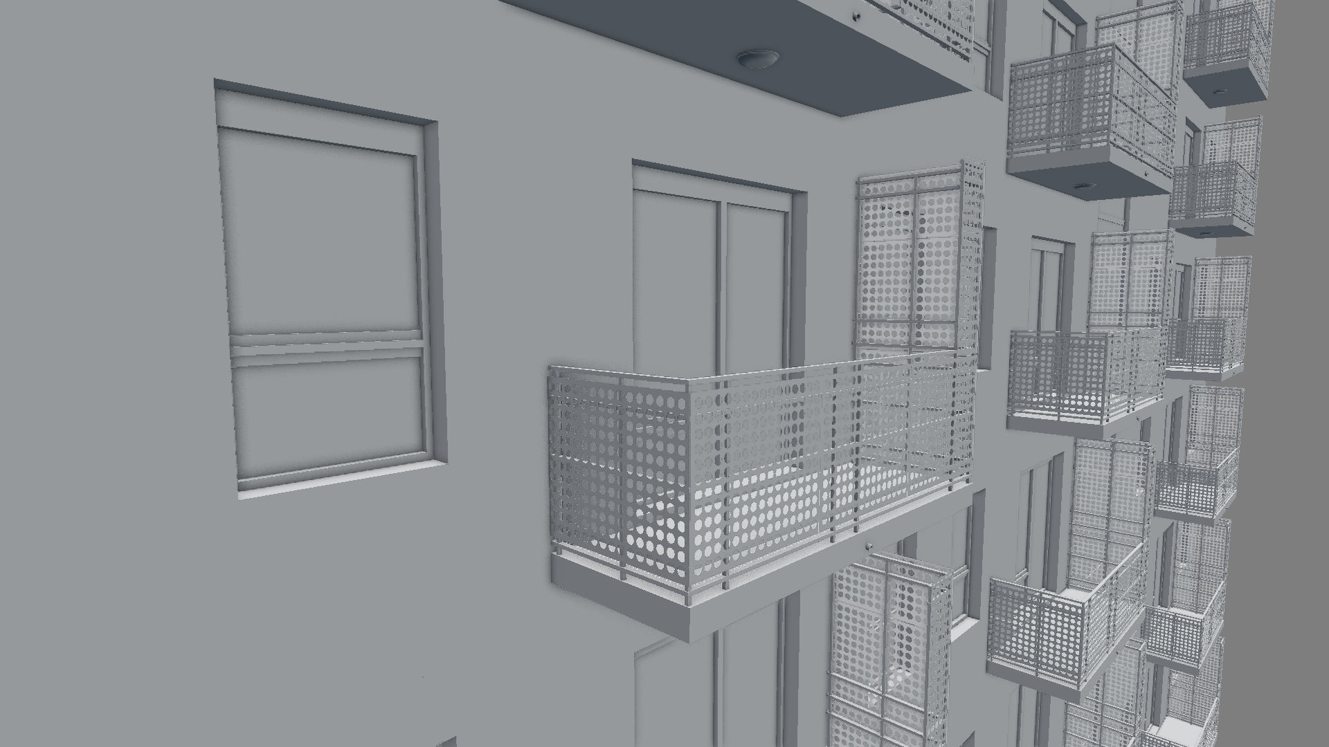 New European flat 3D model_12