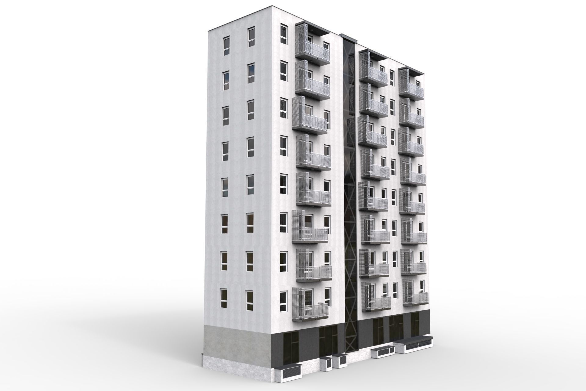 New European flat 3D model_6