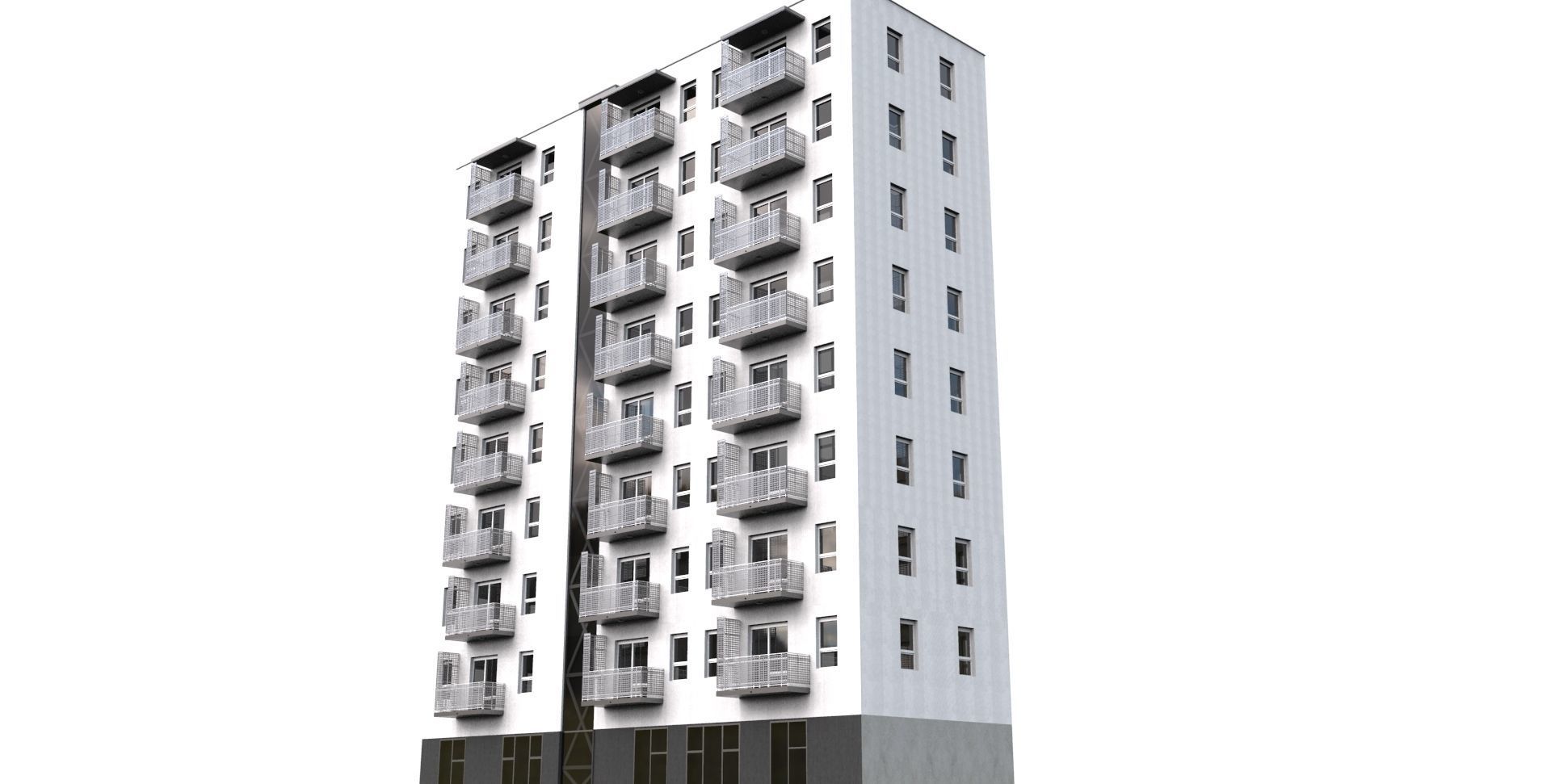 New European flat 3D model_4