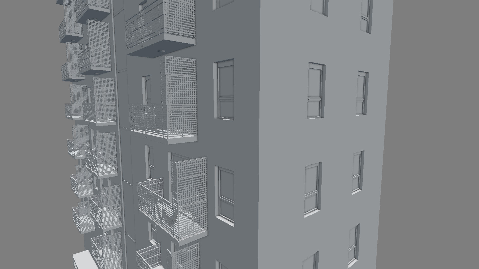 New European flat 3D model_13