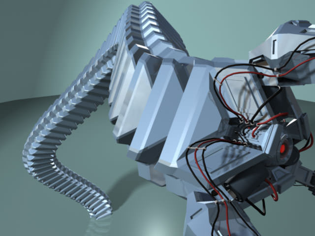 Robot Mechanic Arm - Limited 3D model_7