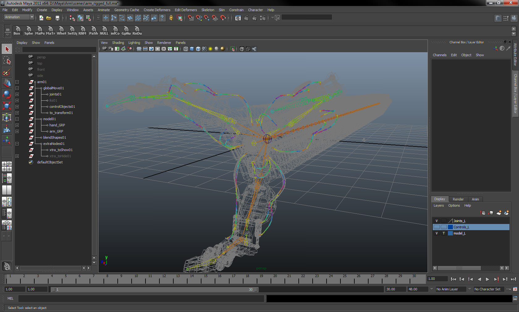 Robot Mechanic Arm - Limited 3D model_12