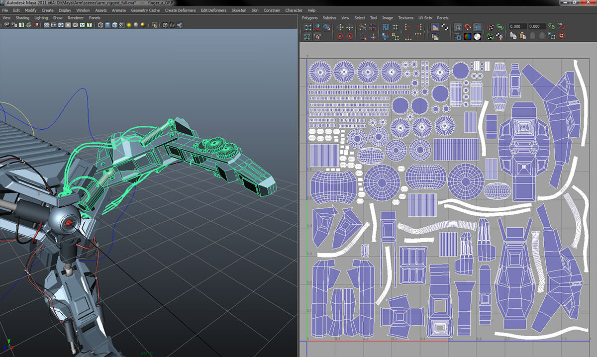 Robot Mechanic Arm - Limited 3D model_17