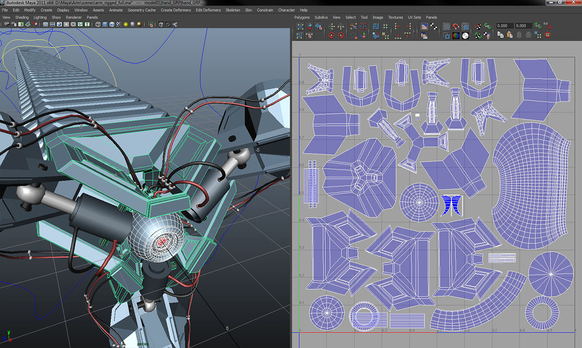 Robot Mechanic Arm - Limited 3D model_16