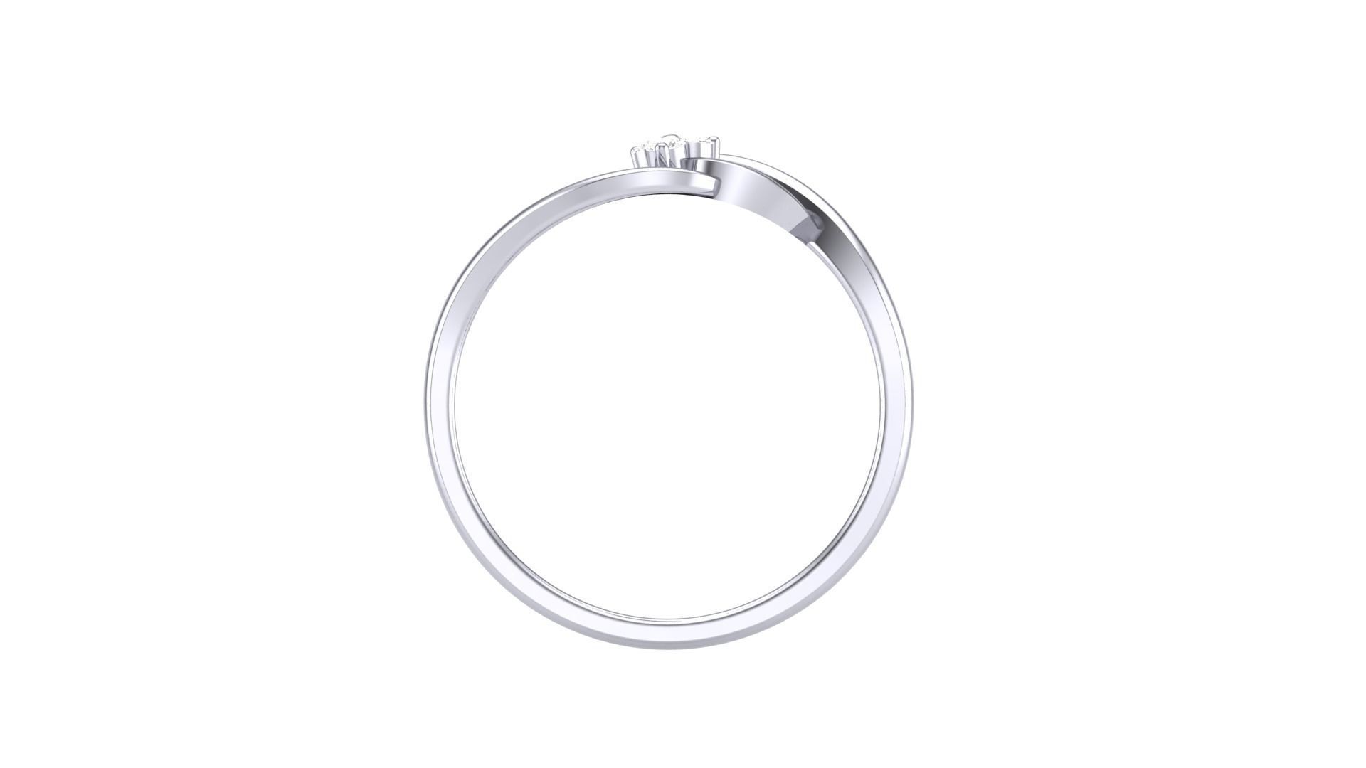 cander collection diamond ring 3D print model_5