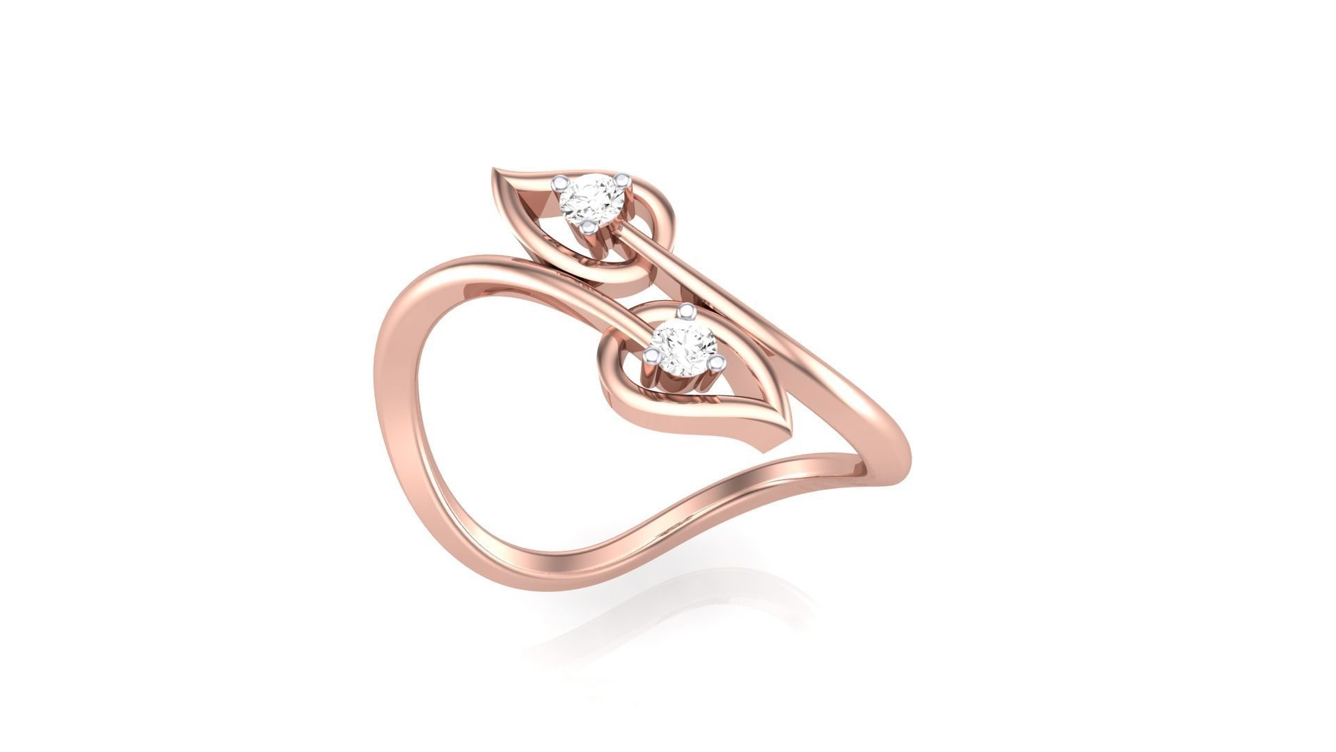 cander collection diamond ring 3D print model_9