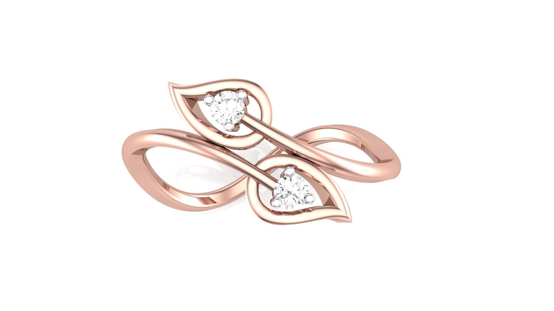 cander collection diamond ring 3D print model_10