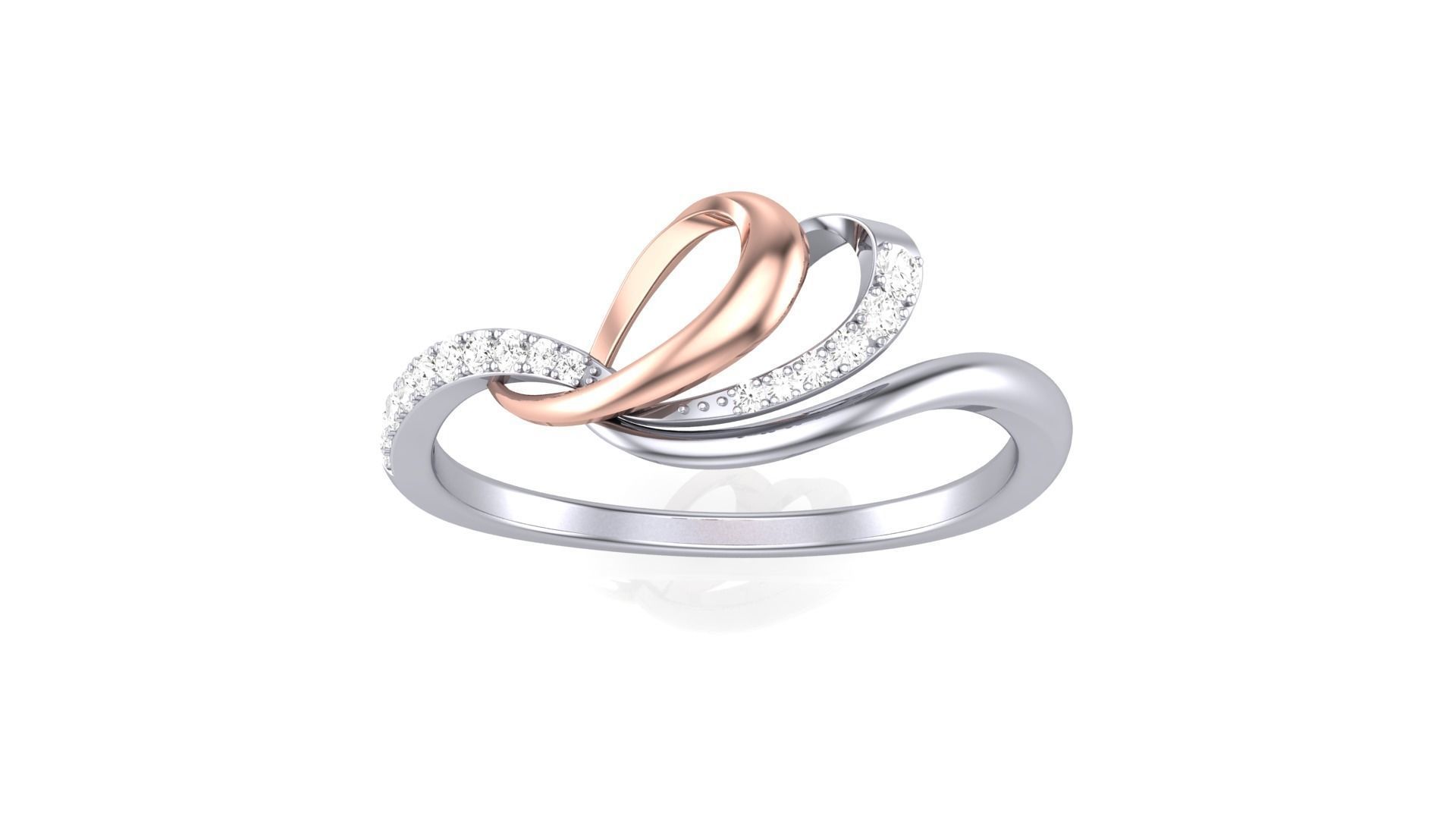 cander collection diamond ring 3D print model_34