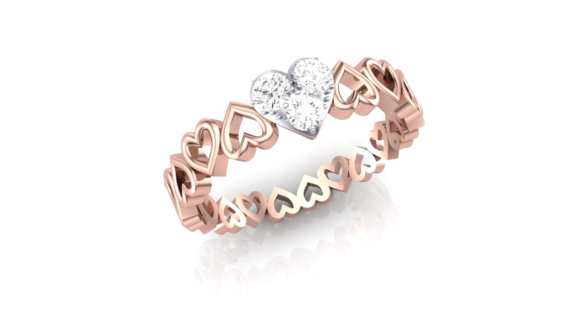 cander collection diamond ring 3D print model_30