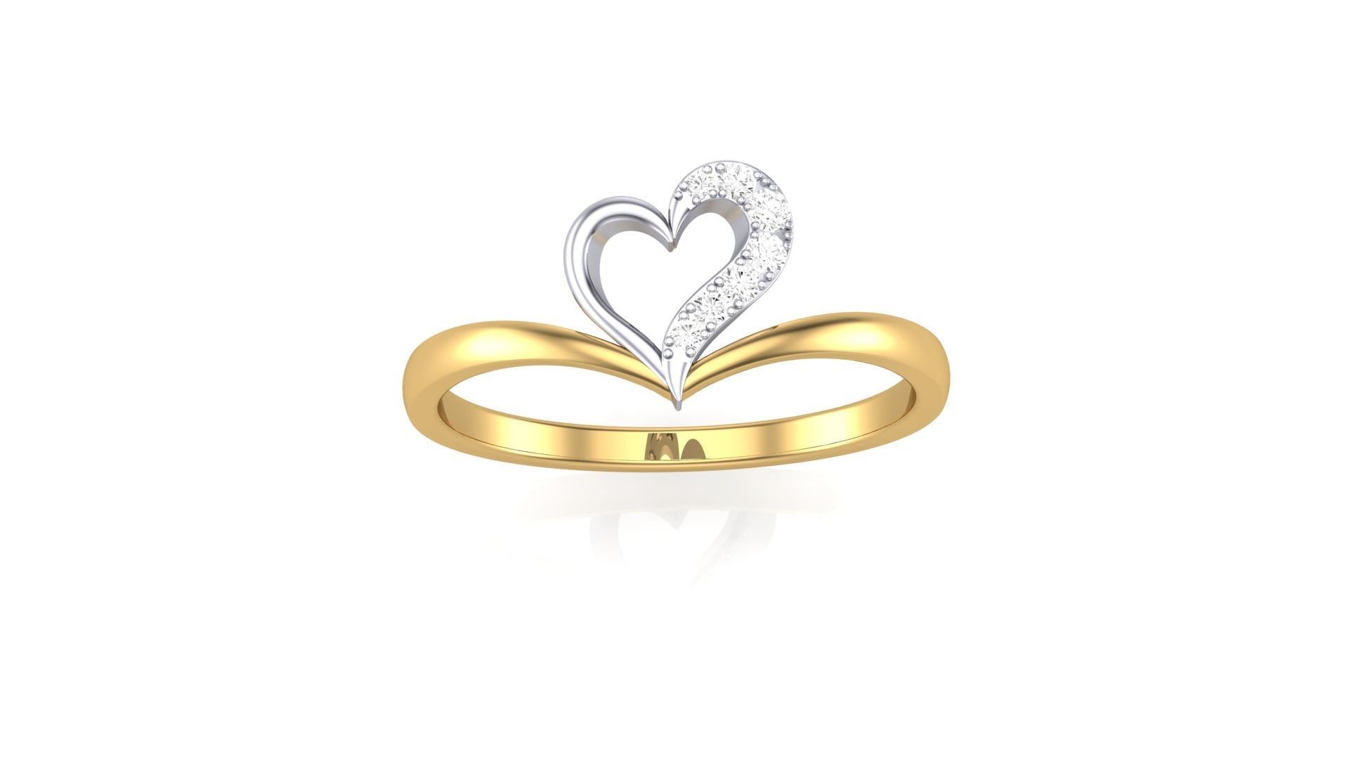 cander collection diamond ring 3D print model_19