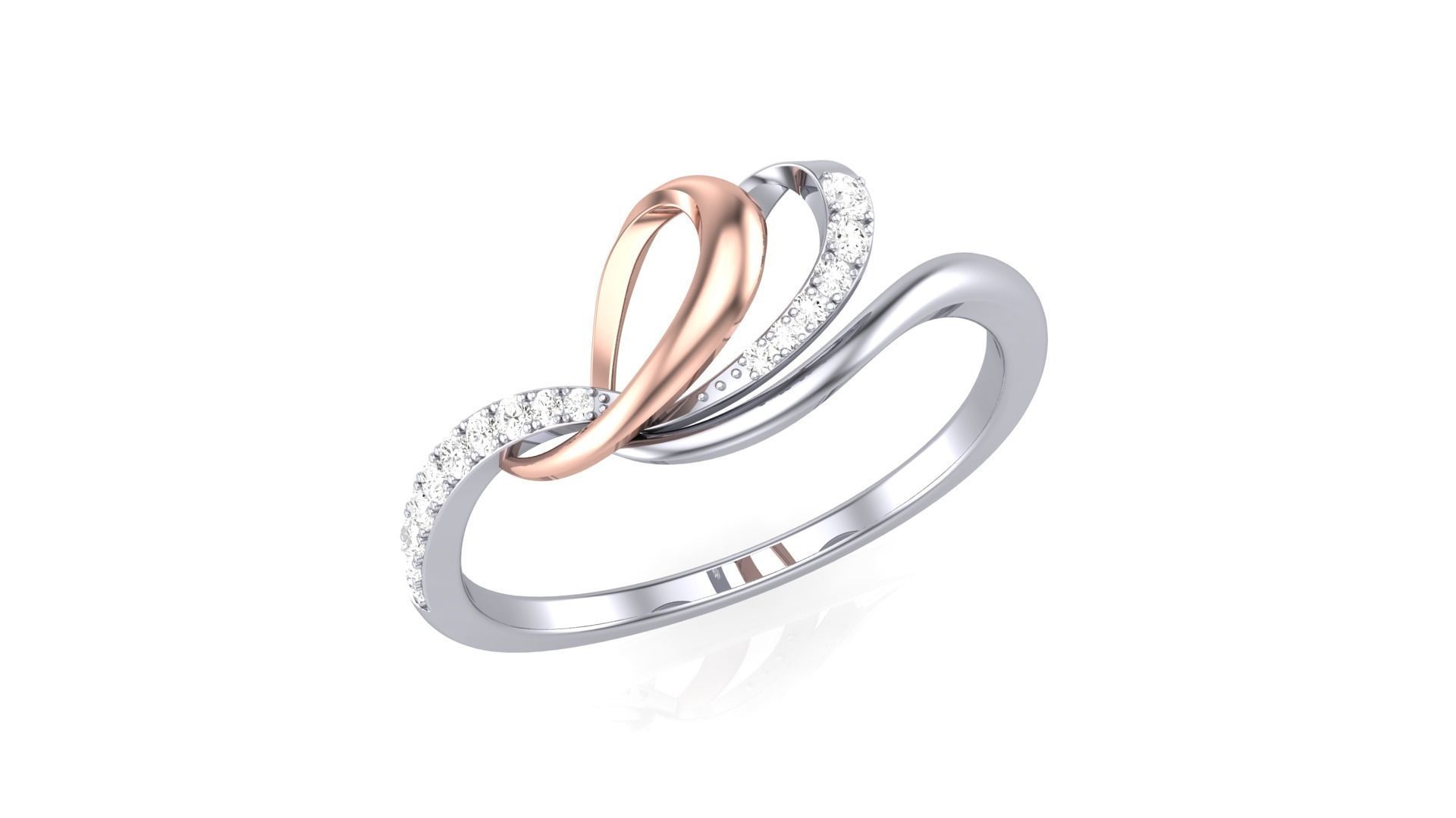 cander collection diamond ring 3D print model_33