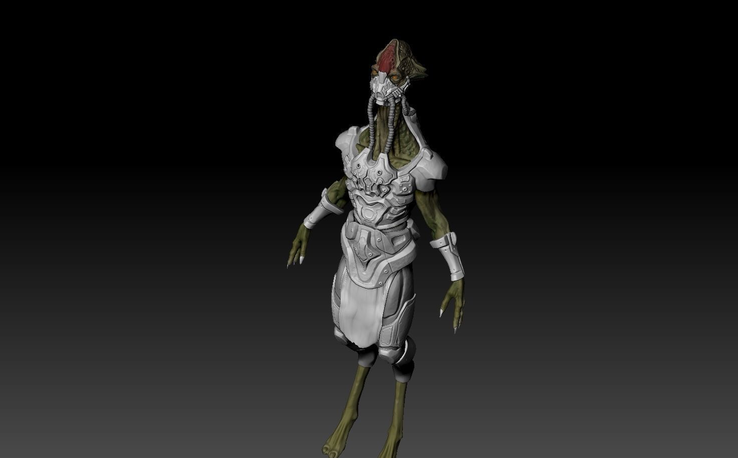 Scifi Monster 3D model_3