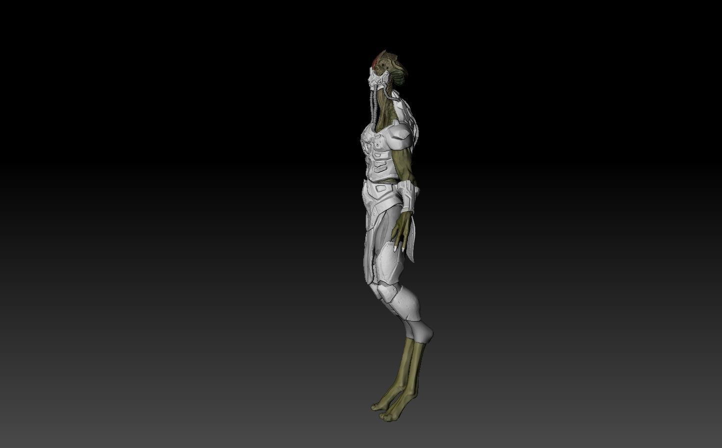 Scifi Monster 3D model_1