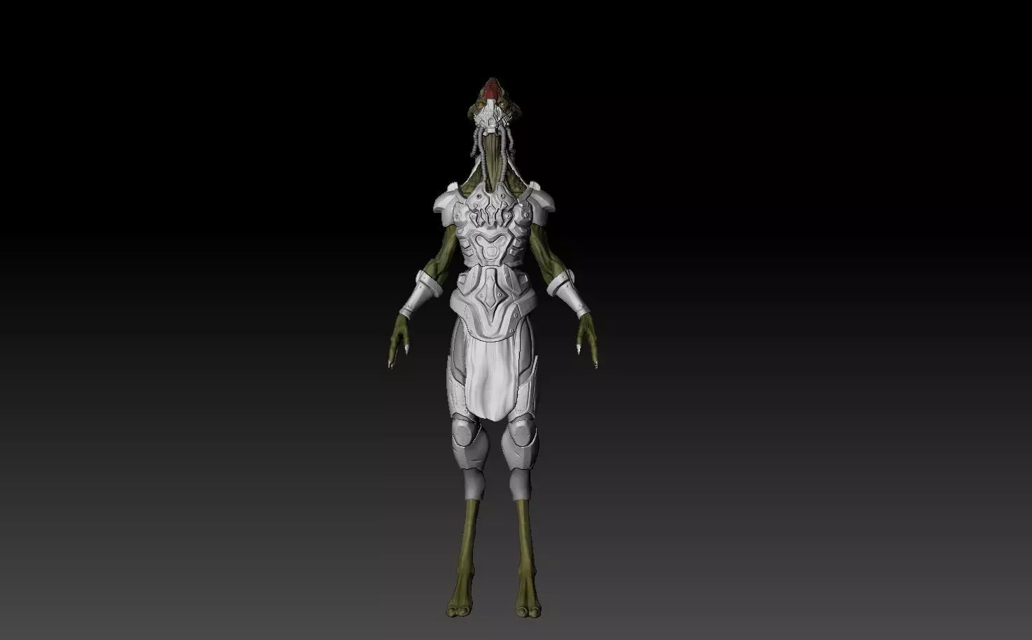 Scifi Monster 3D model_0