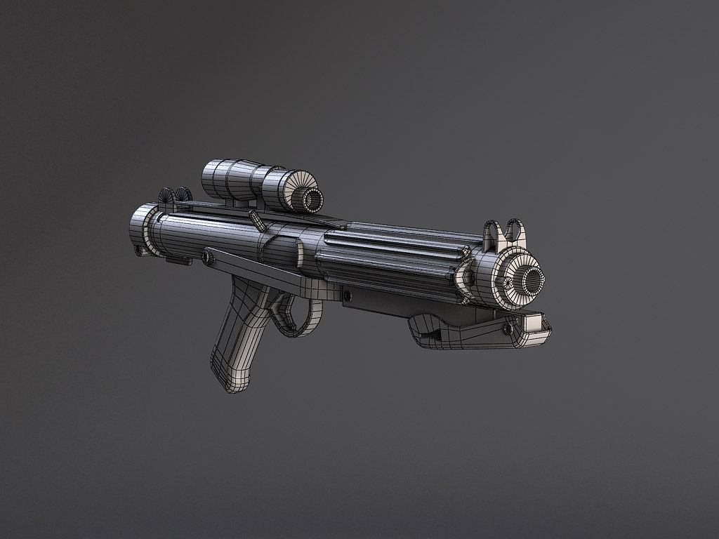 Star Wars Storm Trooper Rigged for Maya 3D model_12