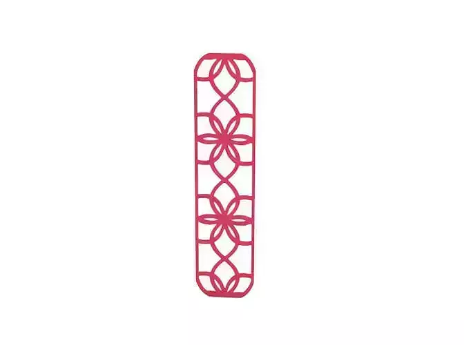 Bookmark doodlebug dies - fleur de lis