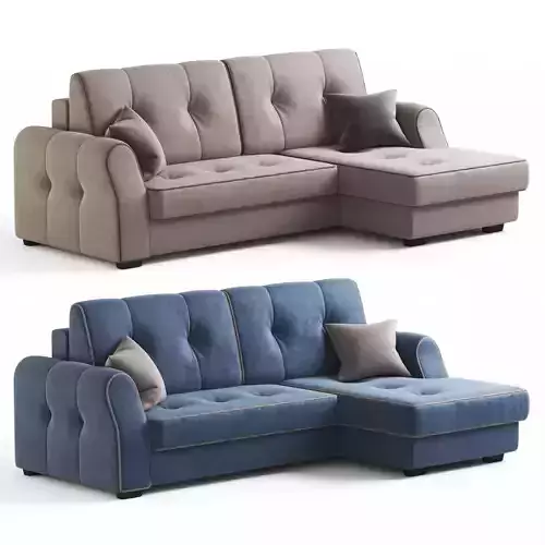 Corner sofa bed Oskar by Hoff 3D model