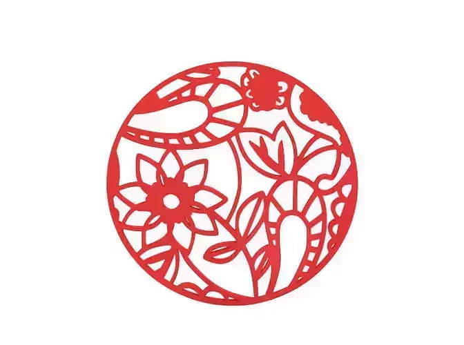 Coaster easter egg cut-out